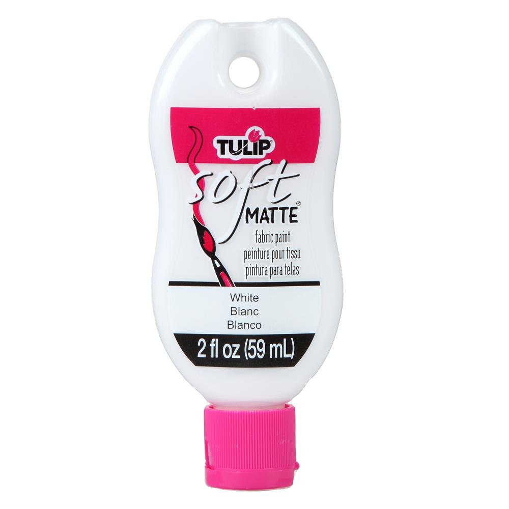 Tulip Soft Matte Fabric Paint - 2oz Paint Tulip White
