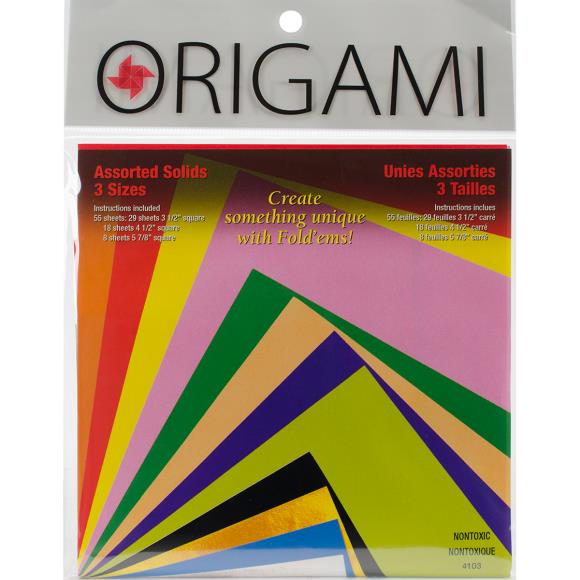 Assorted Solid Origami Paper Paper Yatsutomo