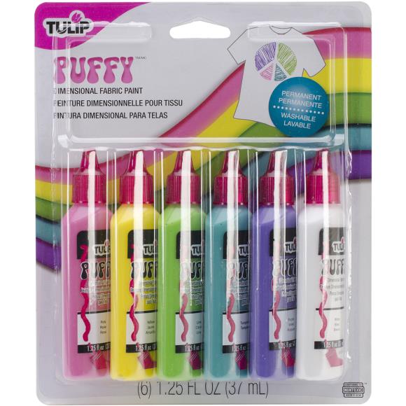 Dimensional Fabric Paint - Glitter Paint Tulip