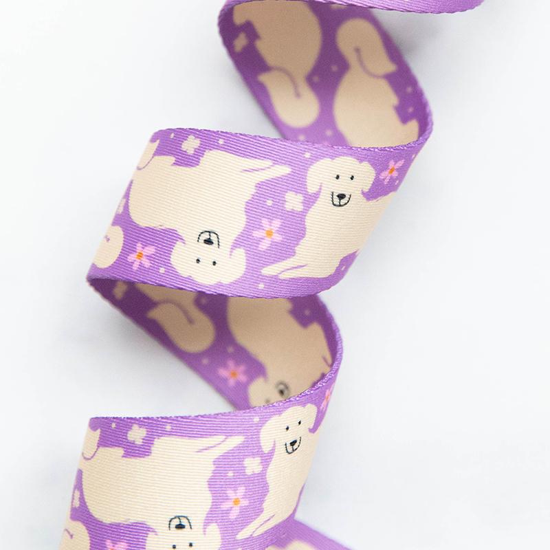 1.5" Golden Pups Webbing