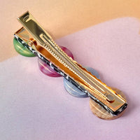 back of button hair clip