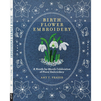Birth Flower Embroidery Book