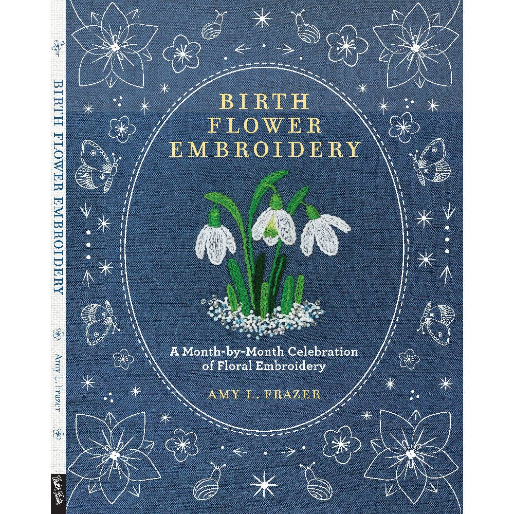 Birth Flower Embroidery Book