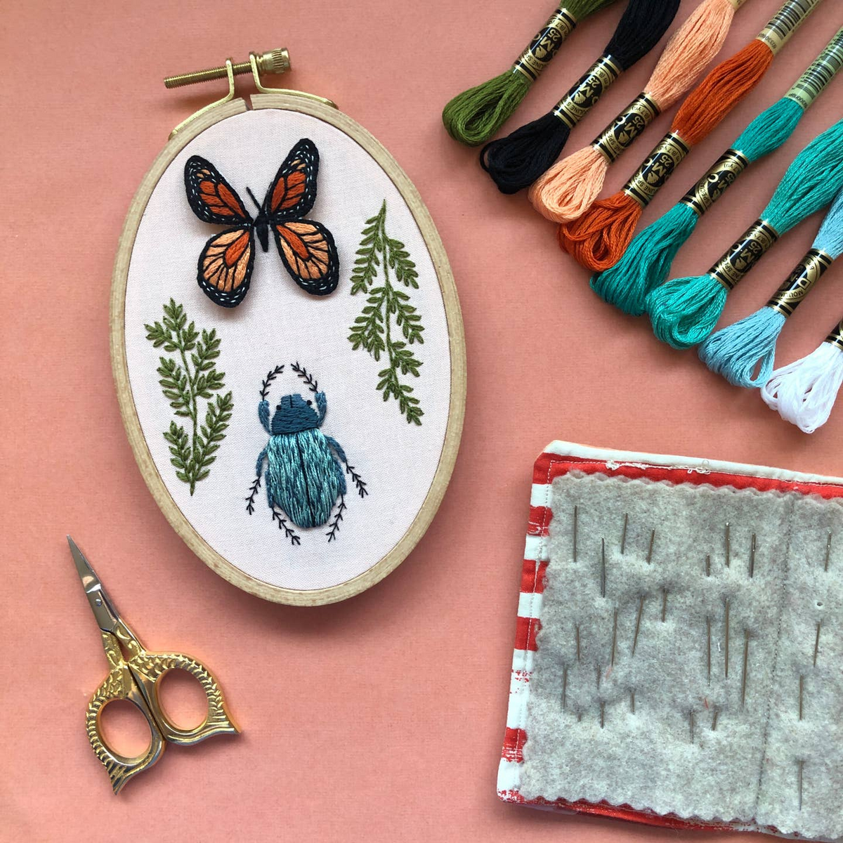 3D Bug Collector Advanced Embroidery Kit