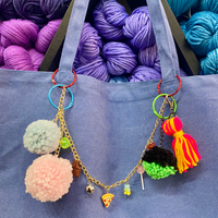 bag charms in action