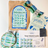 Mini Watercolor Landscapes Embroidery Kit