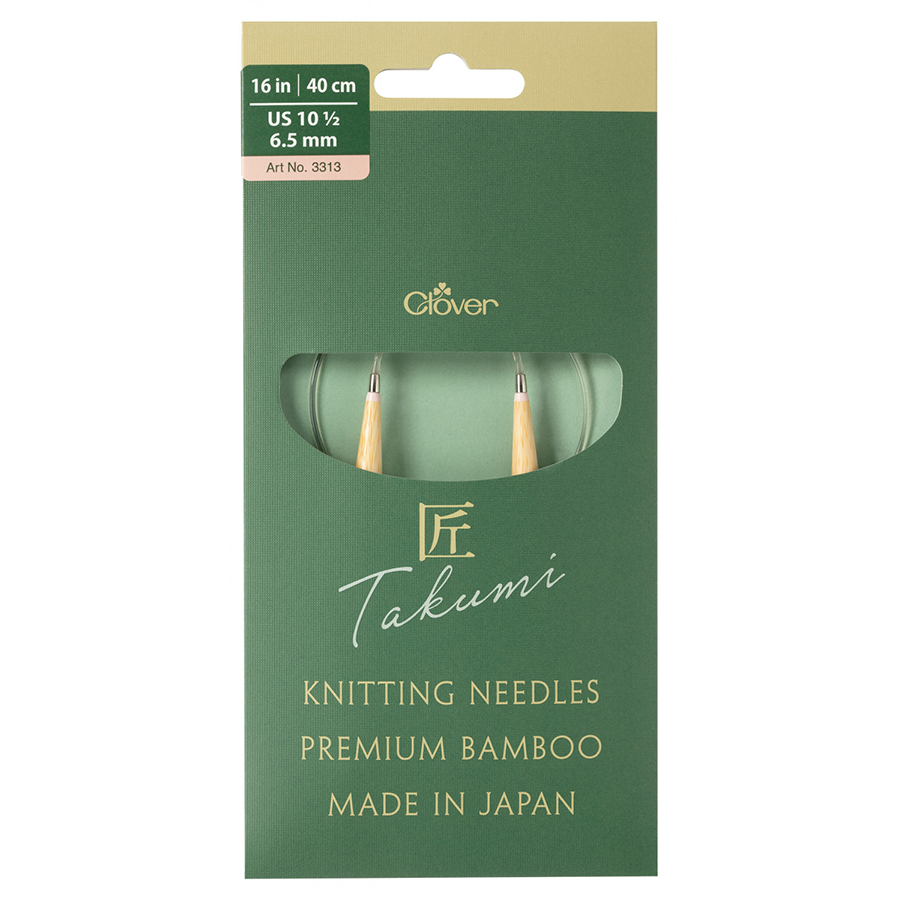 Clover Pro 16" Circular Knitting Needles Clover #10.5