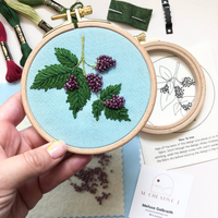 Beaded Berries Intermediate Embroidery Kit