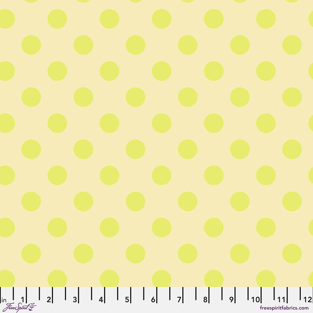 Neon Pom Pom in Moonbeam by Free Spirit