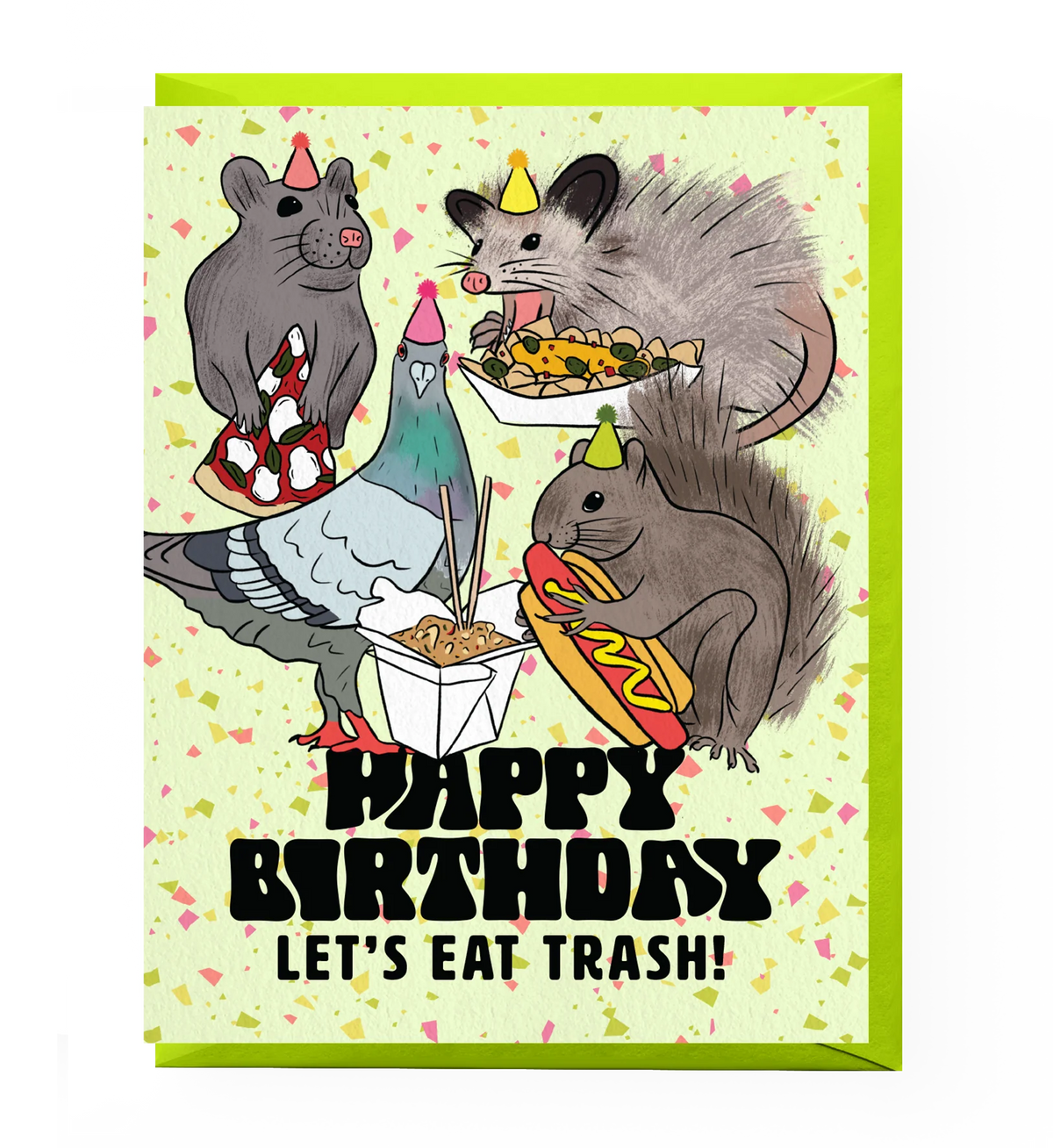 Trash Animals Card