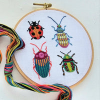 Beetle Collection Embroidery Kit Kit Jessica Long Embroidery