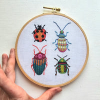 Beetle Collection Embroidery Kit Jessica Long Embroidery