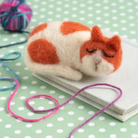 Cat Brooch Felting Kit Kit Hawthorn Handmade