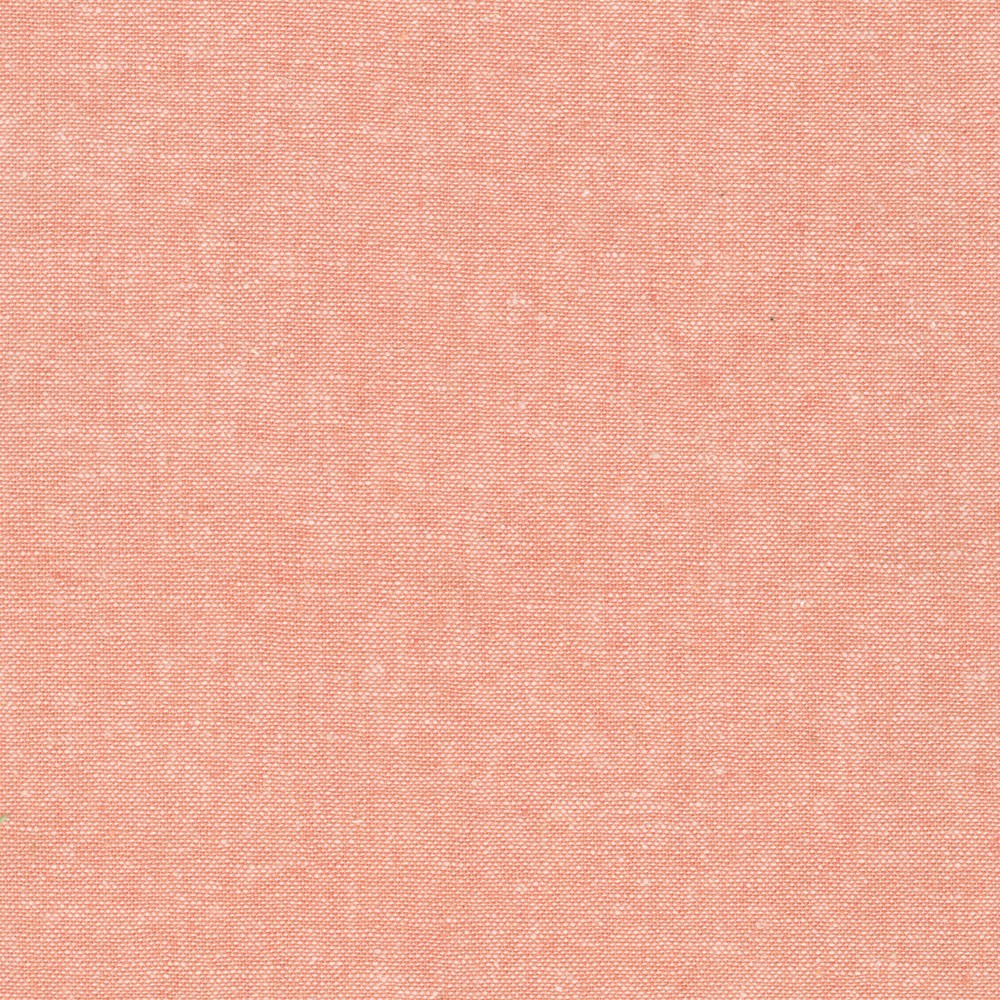 Essex Yarn Dyed by Robert Kaufman in Coral Fabric Robert Kaufman
