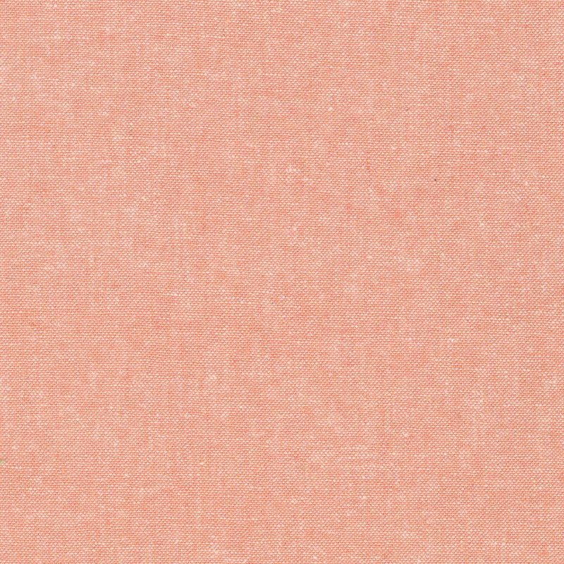 Essex Yarn Dyed by Robert Kaufman in Coral Fabric Robert Kaufman