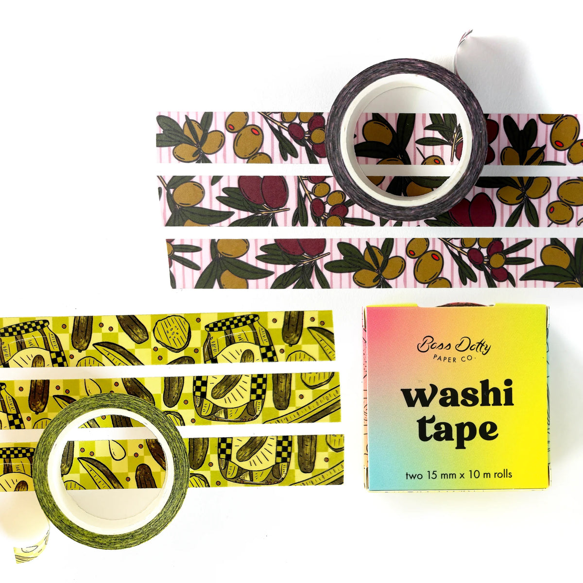 Pickles & Olives Washi Tape Boxset