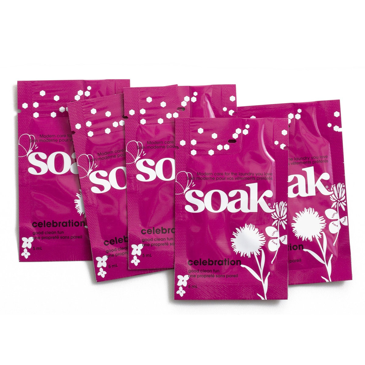 Soak Mini Single Use Packet Notions Soak Wash Celebration