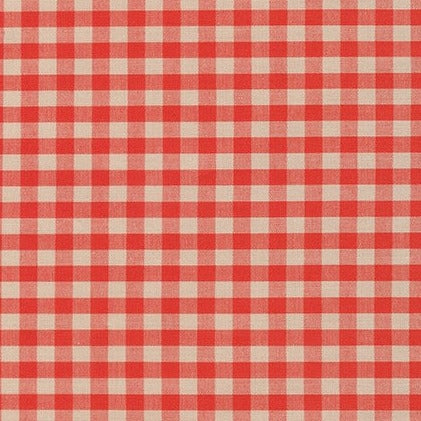 Crawford Gingham by Robert Kaufman in Terracotta Fabric Robert Kaufman