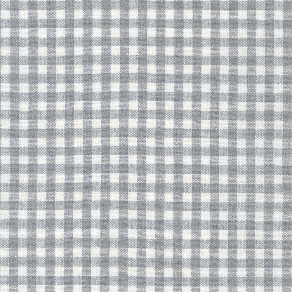Essex Yarn Dyed Classic Wovens Gingham by Robert Kaufman in Steel