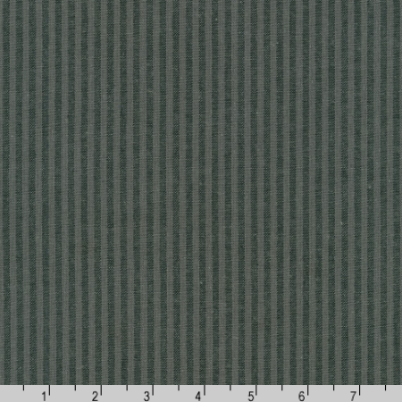 Essex Yarn Dyed Classic Woven Stripes by Robert Kaufman in Licorice Fabric Robert Kaufman