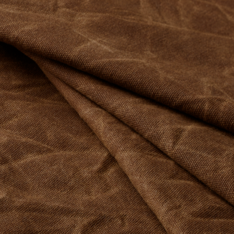 Waxed Army Duck Canvas-Nutmeg Fabric Carr Textiles