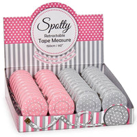 Spotty Retractable Tape Measure Notions Hobby Gifts