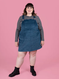 Cleo Dungaree Dress Pattern (US0-30) Pattern Tilly and the Buttons