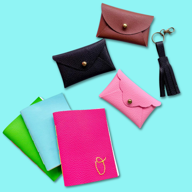 CREATE & CELEBRATE: Mini Pocket Journals, Wallets, and Tassels Workshop Brooklyn Craft Company