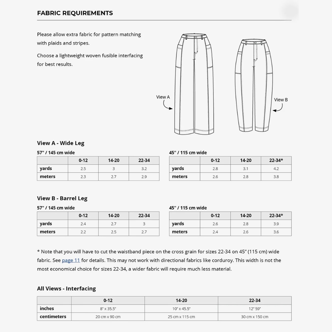 5-Week Sewing Course - Falconer Pants