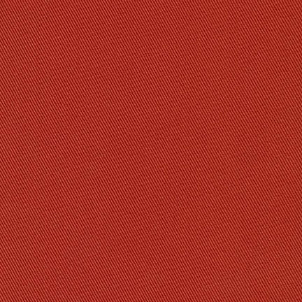 Red twill fabric