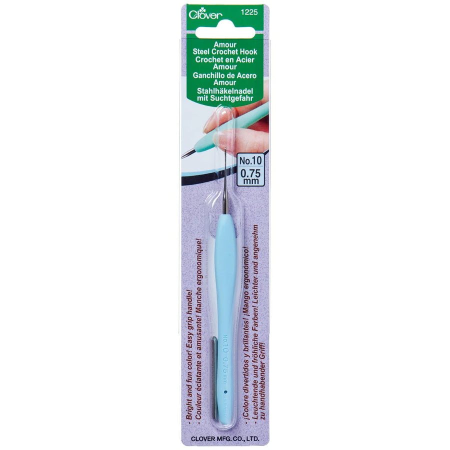 Amour steel crochet hook size 10 (0.75mm)