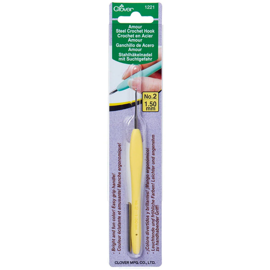 Amour steel crochet hook size 2 (1.5mm)
