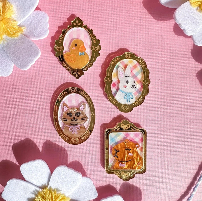 Framed Animal Portraits Frame Magnet Magnet Sunnie Creative