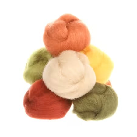 Wistyria Editions Wool Roving 8 Color Assortment (Various Colors)