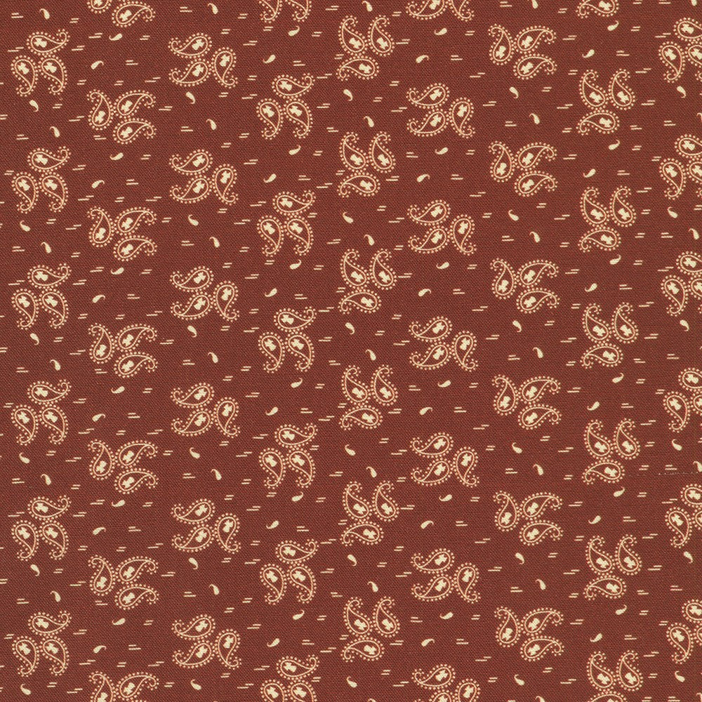 Love Mom Azud Paisley by Robert Kaufman in Red