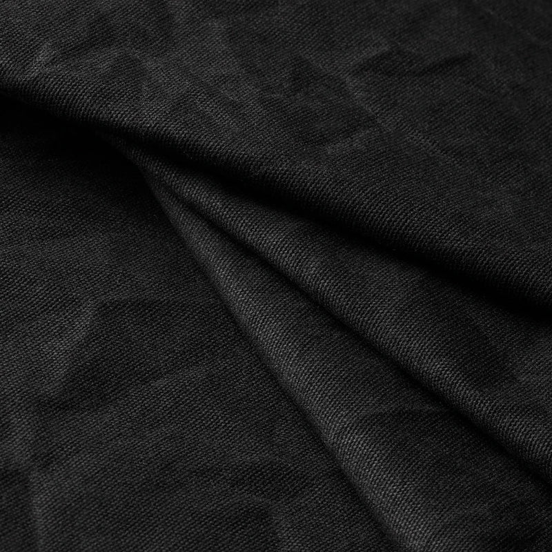 Waxed Army Duck Canvas- Black Fabric Carr Textiles
