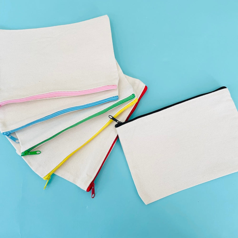 Blank Zipper Pouch - 5" x 8" Gift Brooklyn Craft Company