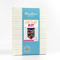 Hawthorn Handmade felt craft kit packaging on a white background