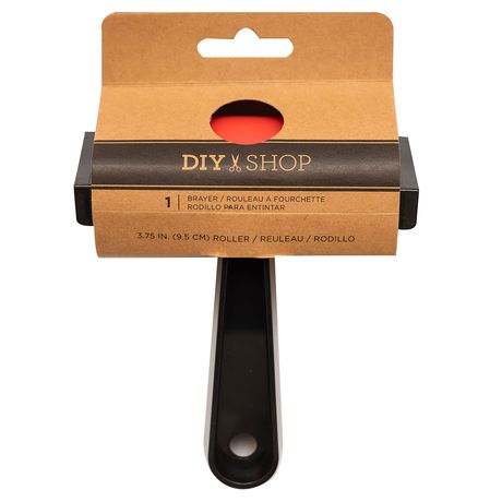 Brayer tool in branded packaging on a white background