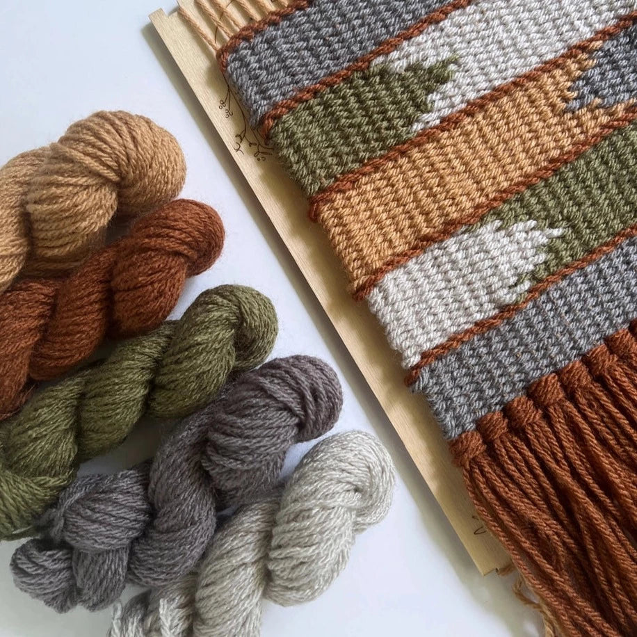DIY Tapestry Weaving Kit Kit Black Sheep Goods Fawn