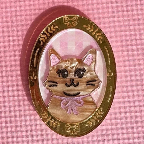 Framed Animal Portraits Frame Magnet Magnet Sunnie Creative Cat