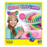 CFK Quick Knit Loom- Pom Pom Hat and Cup Cozy
