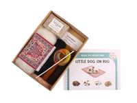 Little Dog on Rug Needle Felt Kit Kit The Makers