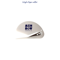 Washi tape cutter with 'Min Bow Creative Co.' branding on a white background