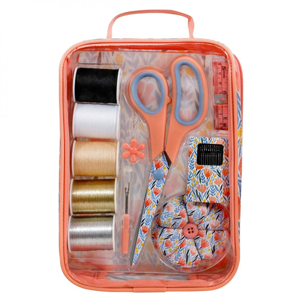 Singer Tulip Floral Fashion Sew Kit Notions Singer