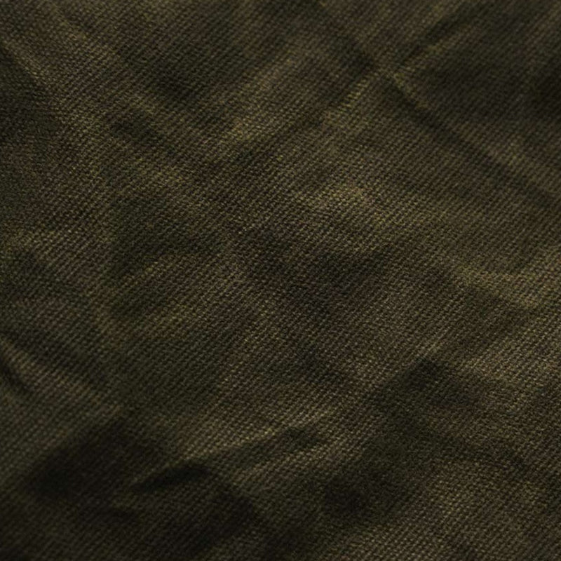 Waxed Army Duck Canvas- Forest Green Fabric Carr Textiles