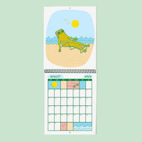 Froggy of the Month 2026 Calendar