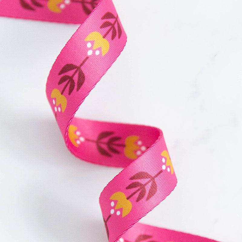 1" Gathering Webbing - Pink