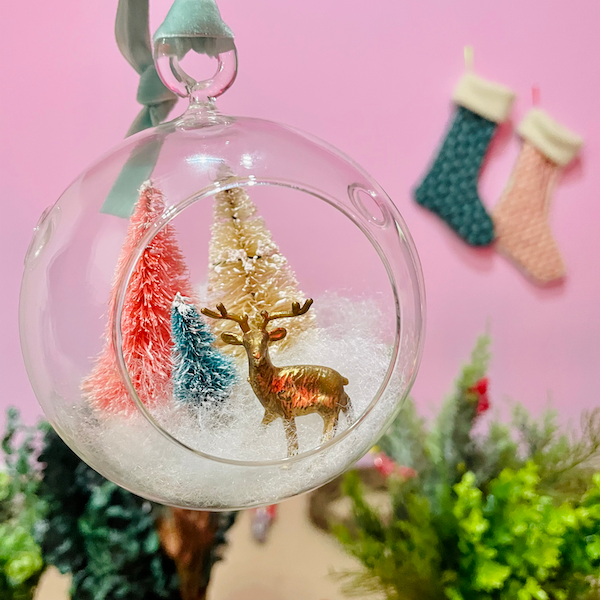 CREATE & CELEBRATE: Diorama Globe Ornaments Workshop Brooklyn Craft Company