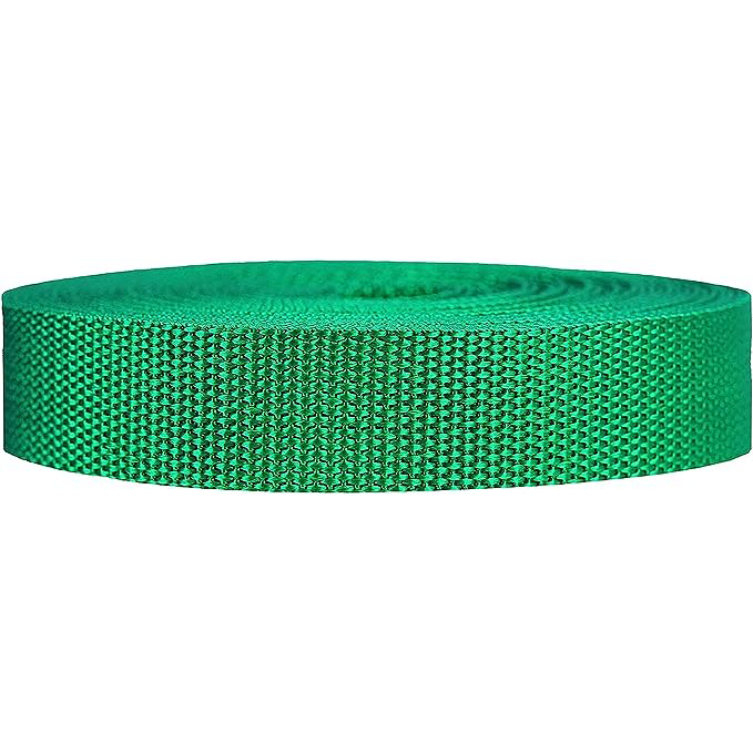 1.5" Poly Webbing - Green Notions Brooklyn Craft Company
